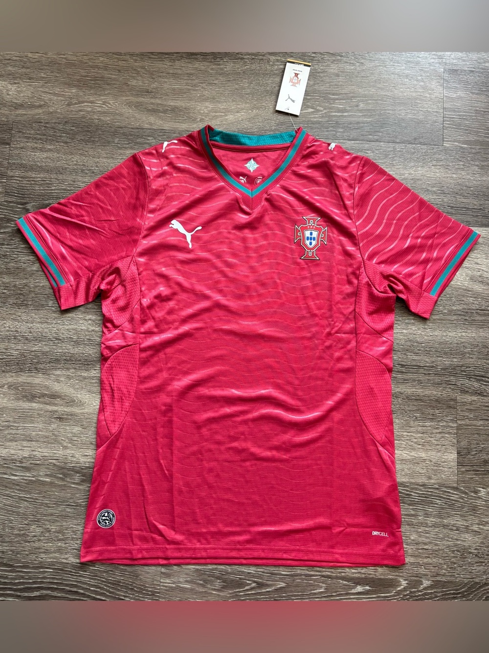 Portugal Ronaldo World Cup 2026 red home jersey Men’s Size Large